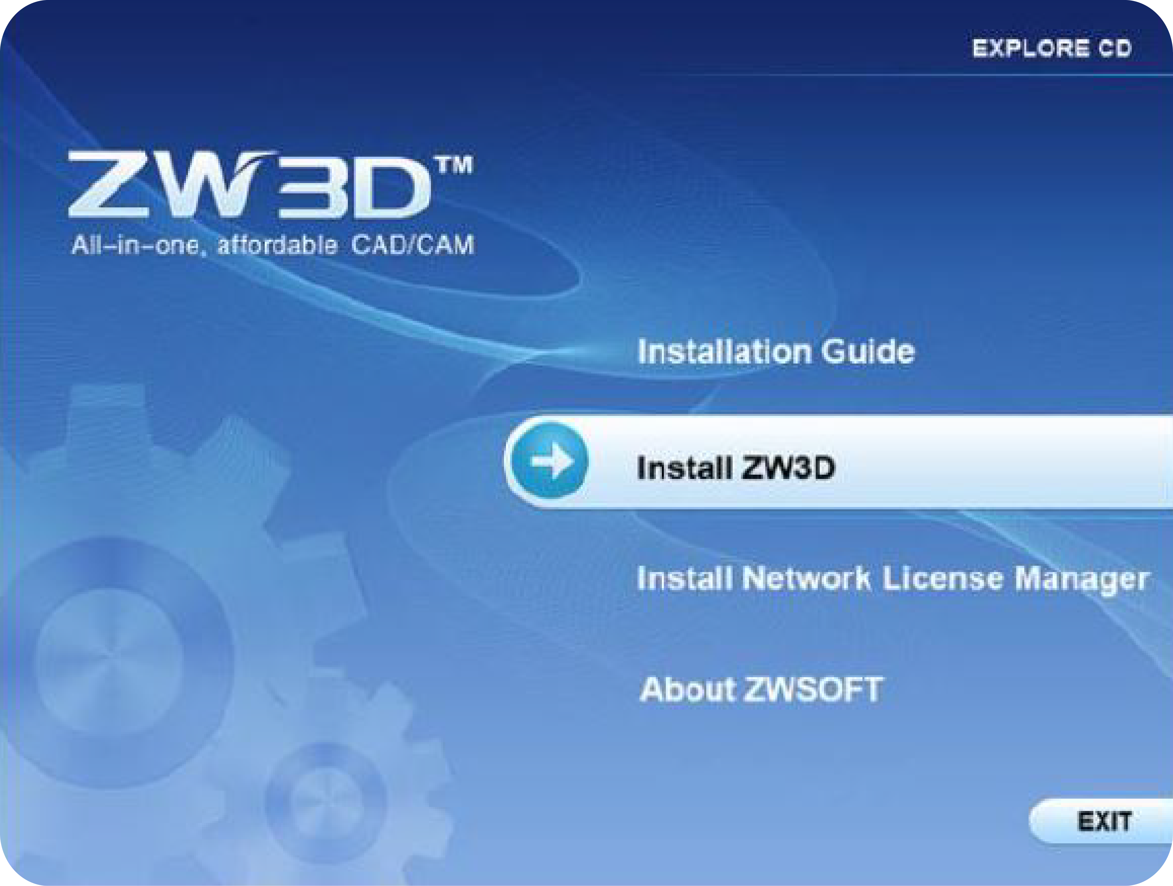 ZW3D Installation Step 1 ZW3D Installation Step 1