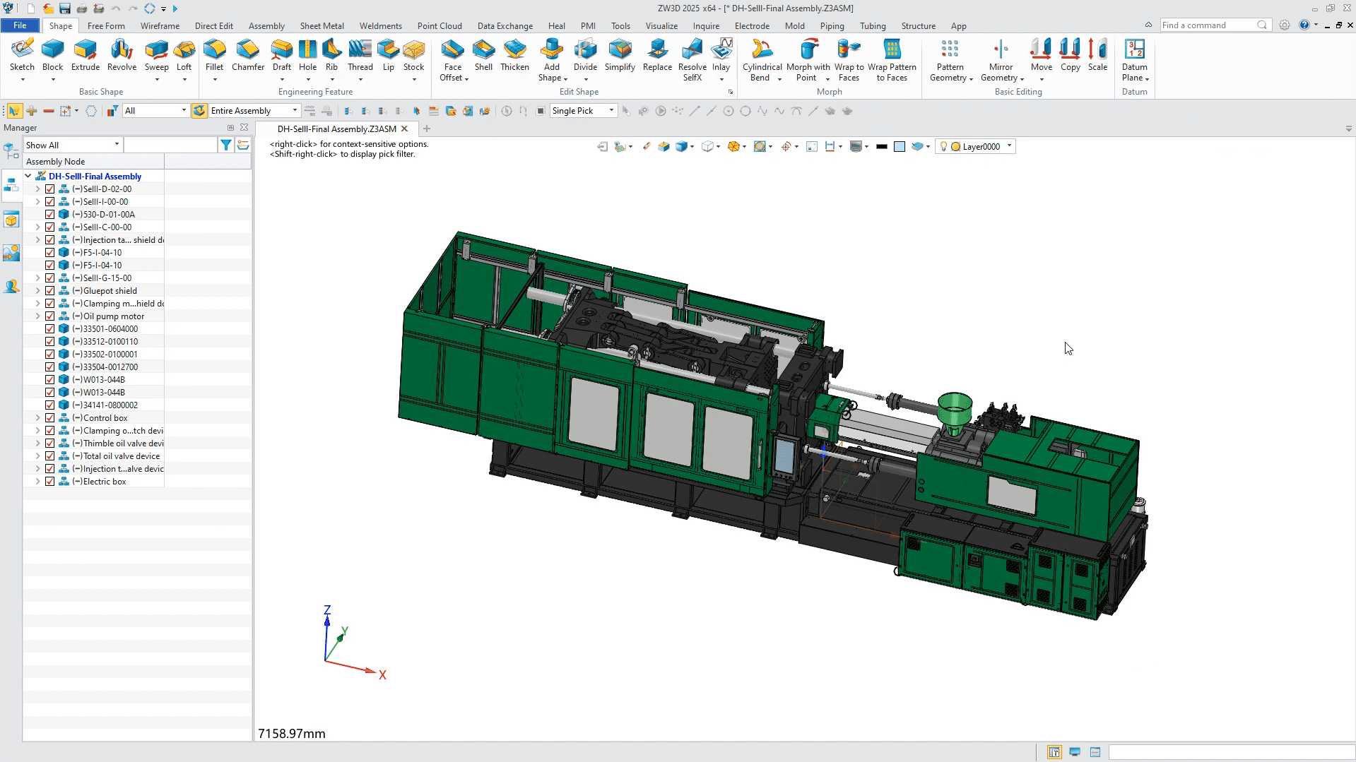 ZW3D Pattern Import ZW3D Pattern Import