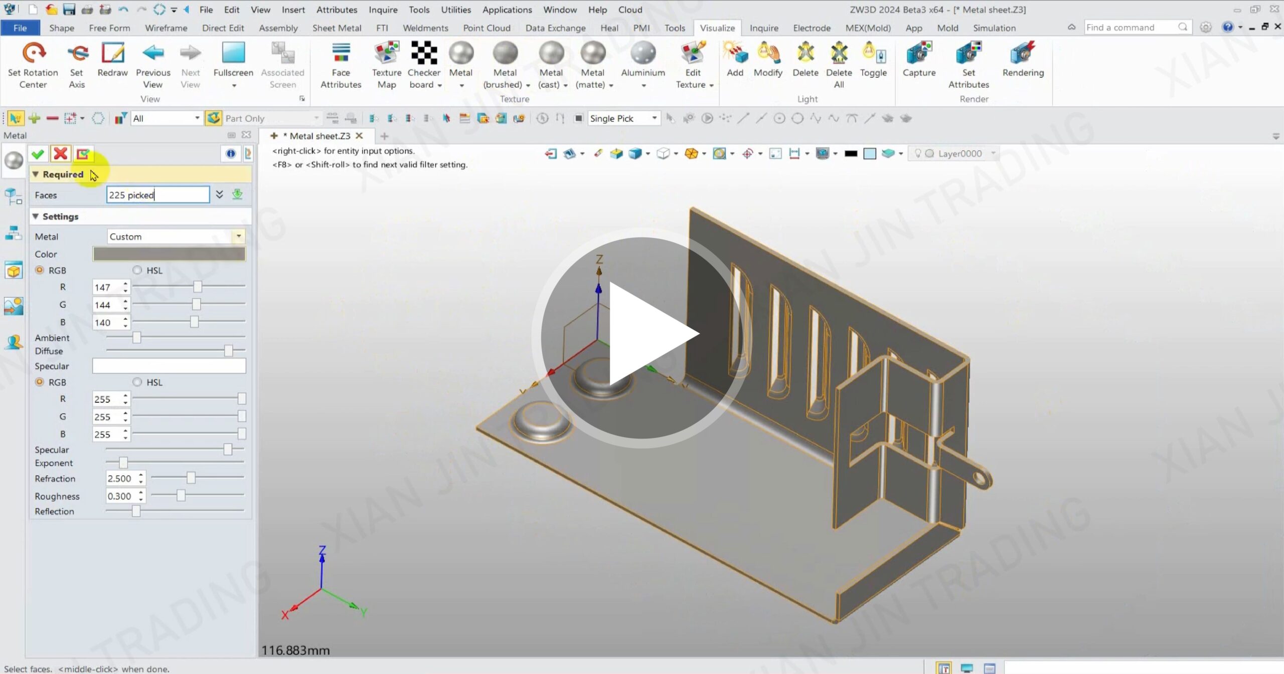 Video ZW3D Sheet Metal