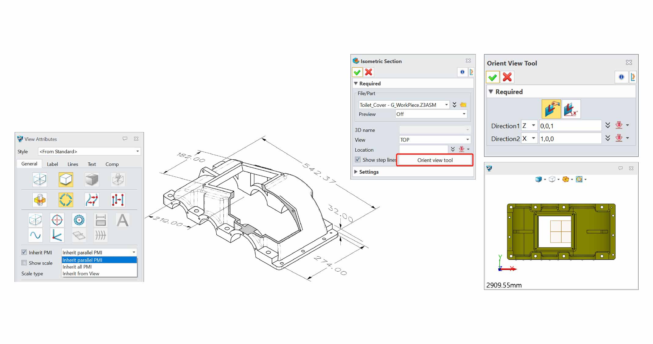 Isometric Section Isometric Section