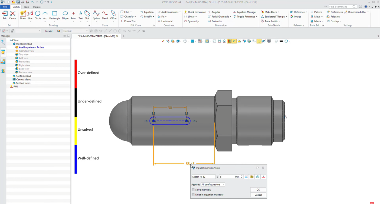 ZW3D 2026 Slot and Thread | ความแตกต่างจากการสร้างร่องแบบเดิม