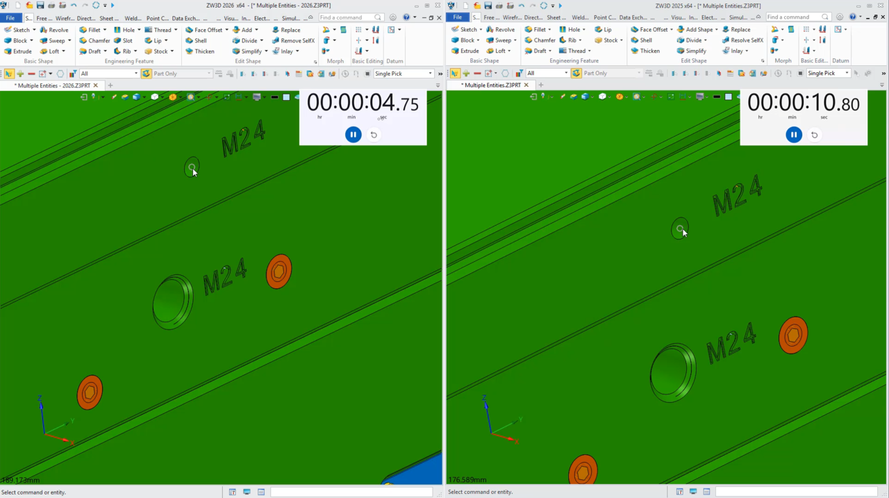 ZW3D 2026 Design Efficiency Improvement | การทำงานกับหลายชิ้นงานในเวลาเดียวกัน ไม่มีสะดุด