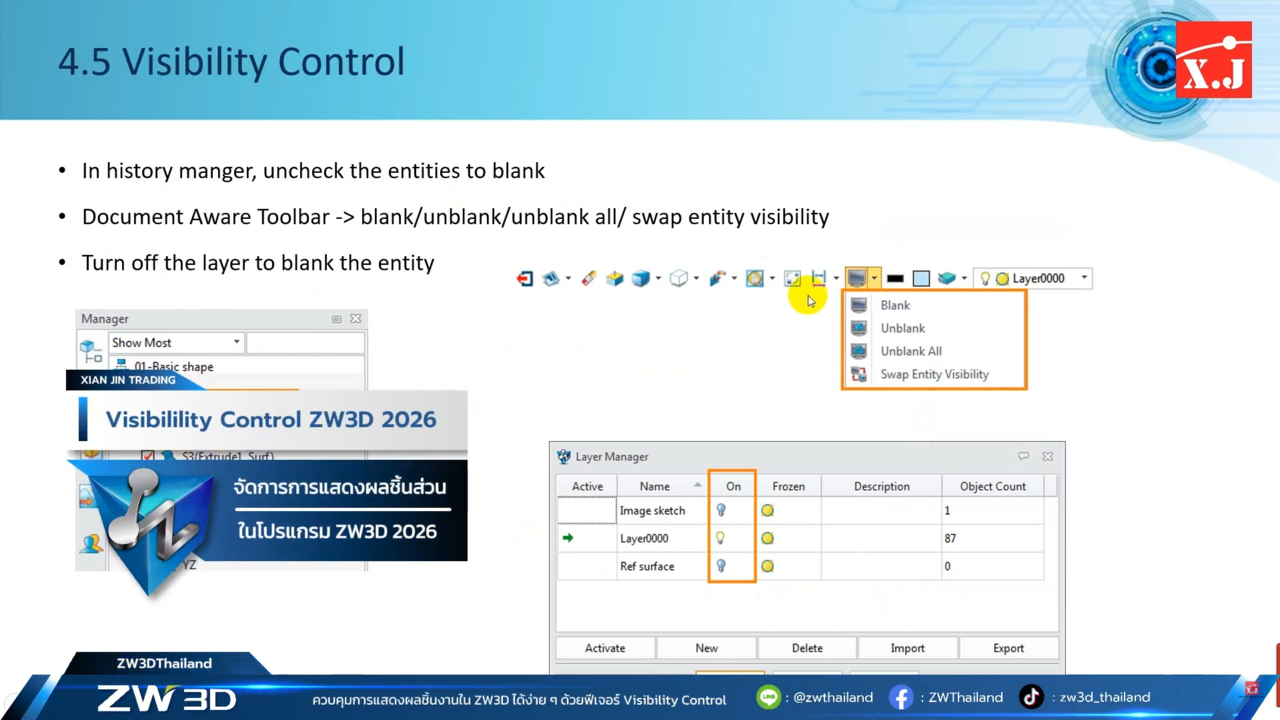 Visibility Control Visibility Control