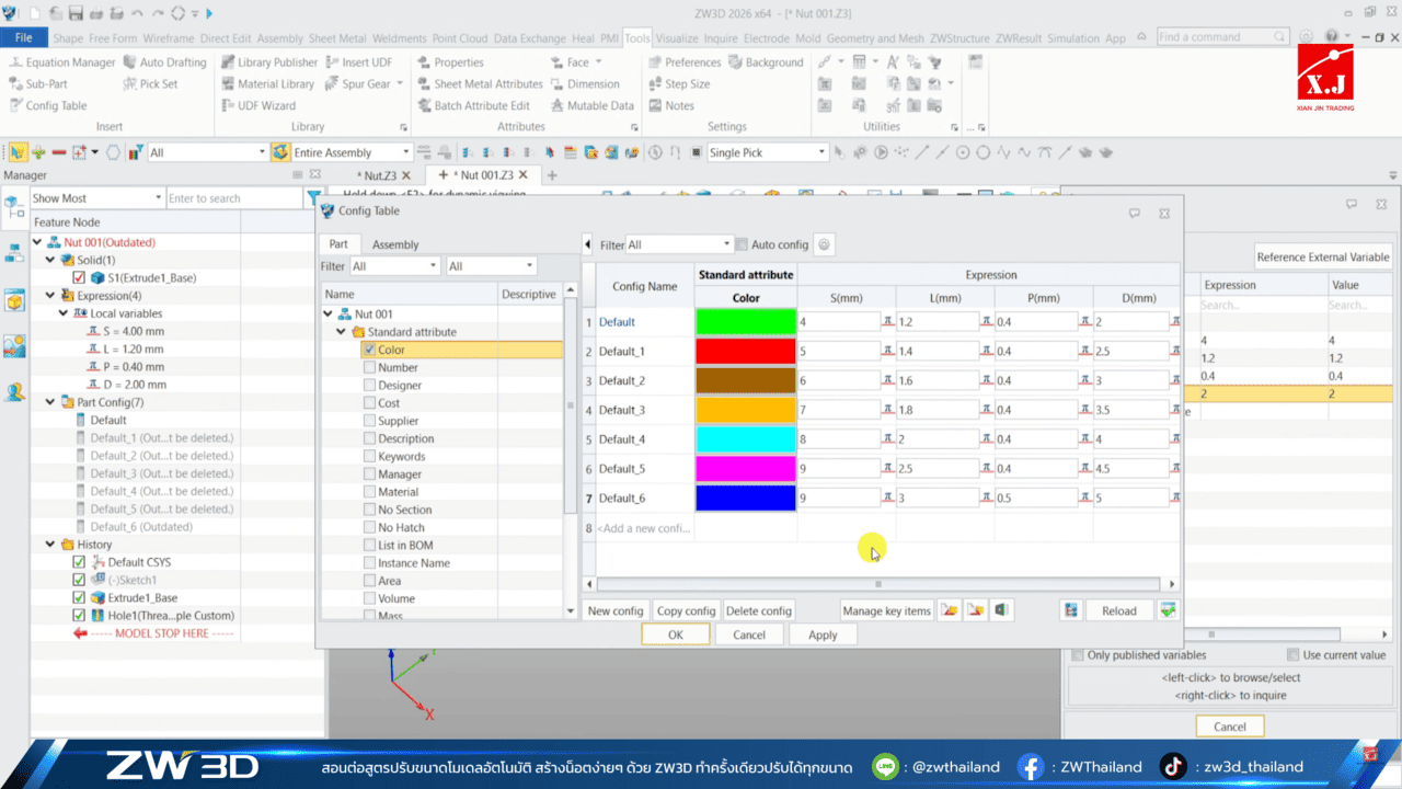 Config Table Config Table