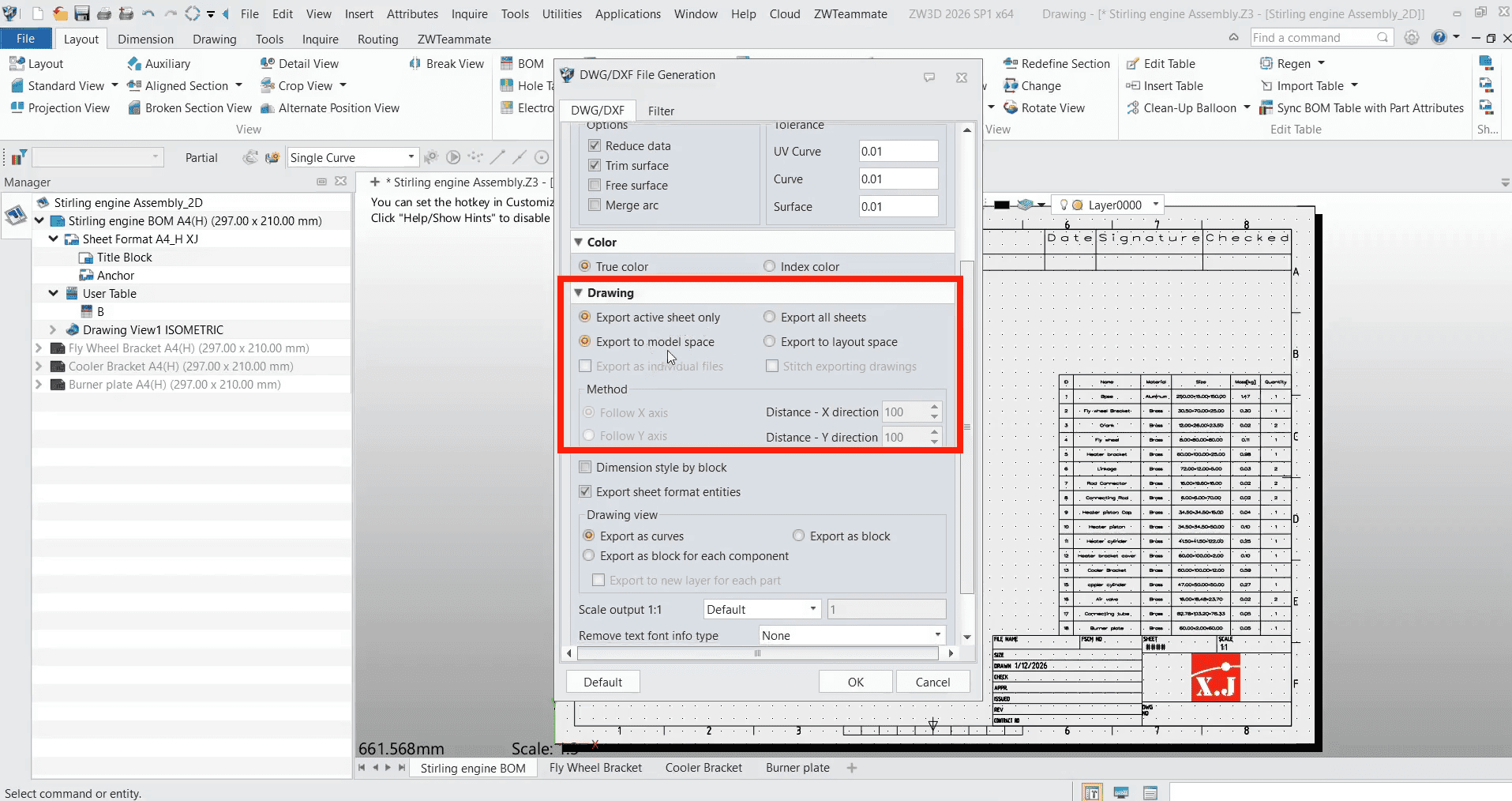 Export to DWG -01 Export to DWG -01