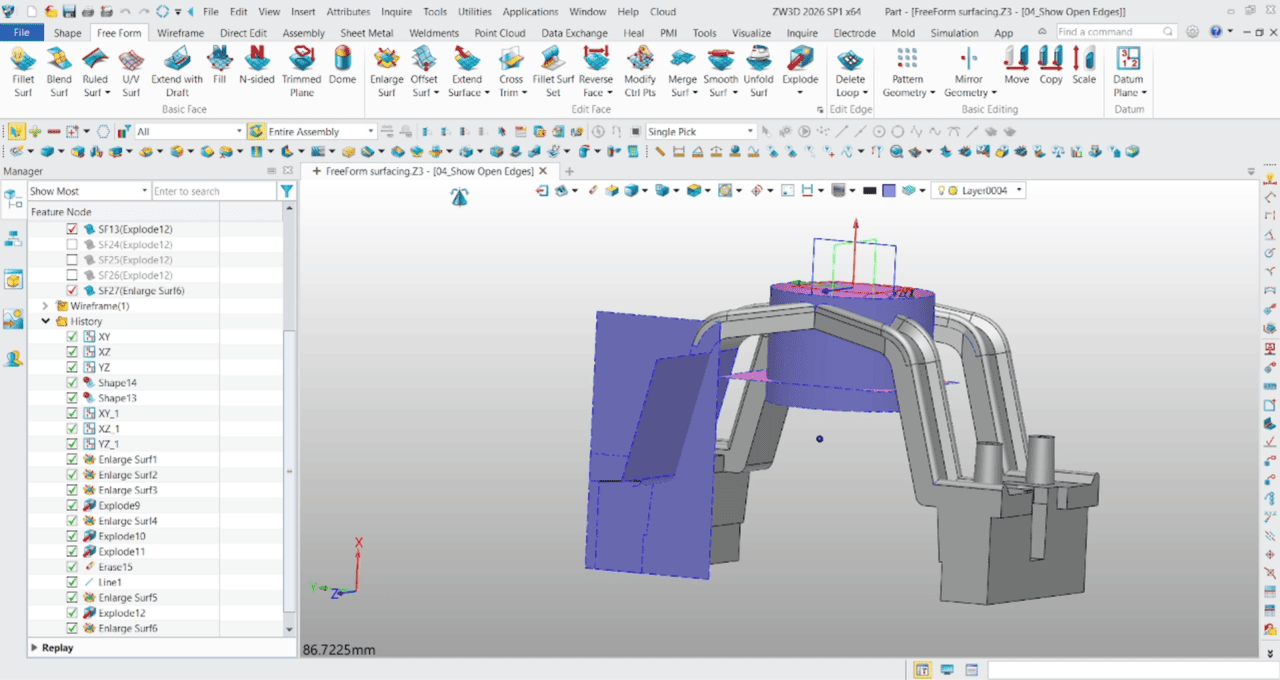 ZW3D Cross Trim -001