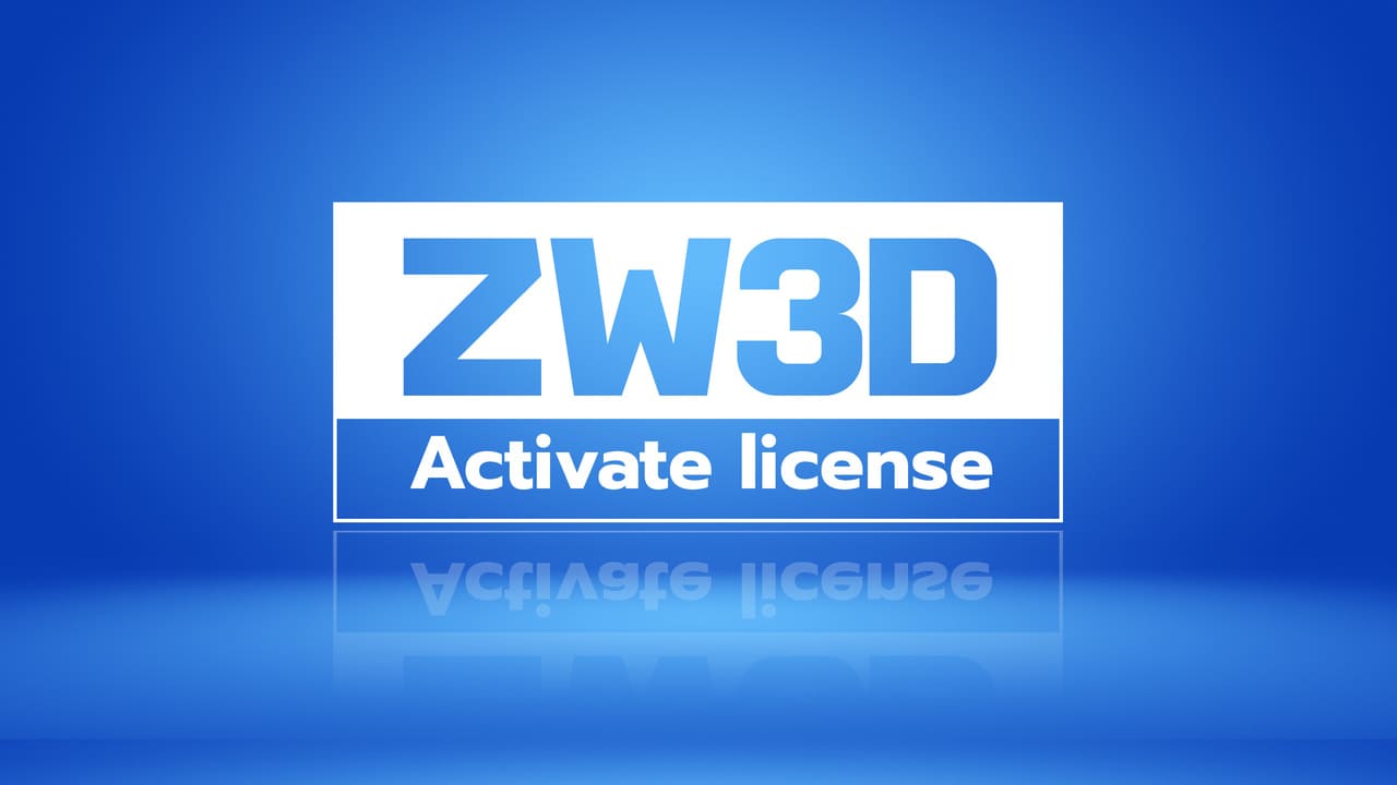 Activate license ZW3D